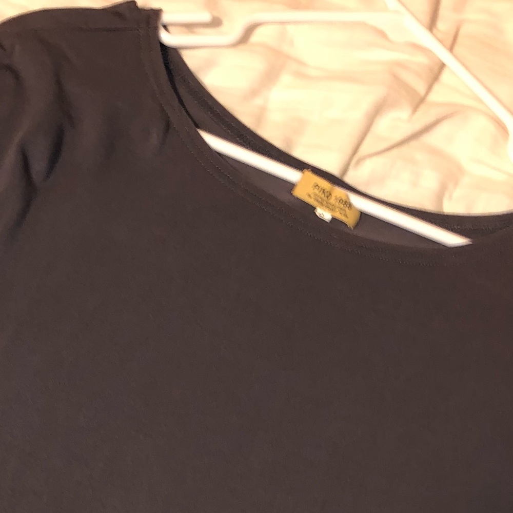 Gray long sleeve Piko shirt